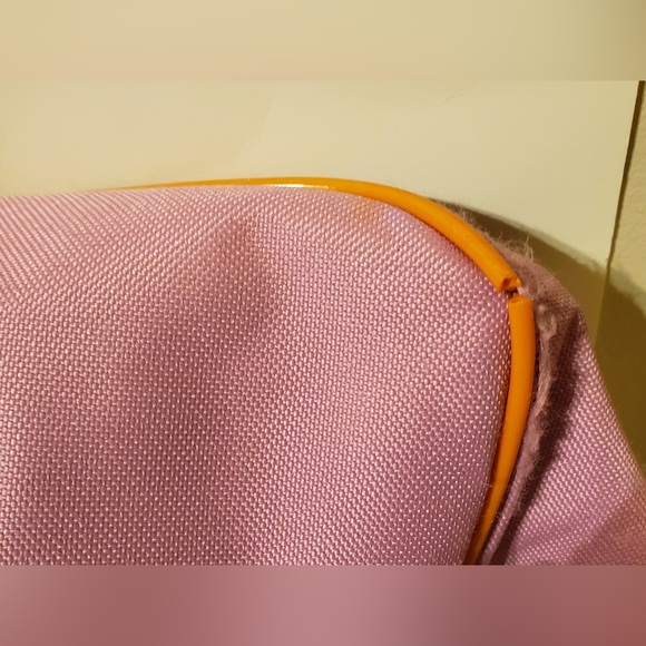 90s BARBIE purple and pink rolling travel tote bag book bag dance bag - Picture 8 of 16